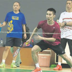 Lee Chong Wei working hard for World Championships Lee Chong Wei has been training hard under new coach Misbun Sidek. (photo: Bernama)