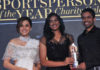 P.V. Sindhu, Pullela Gopichand win Sportsperson, Coach of the Year awards P.V. Sindhu presents Coach of the Year award to Pullela Gopichand. (photo: DC)
