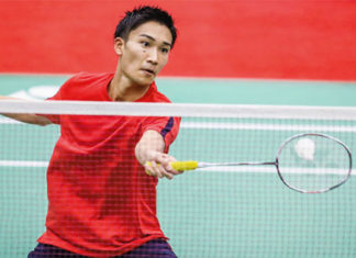 Kento Momota makes steady progress at the Canada Open. (photo: AP)