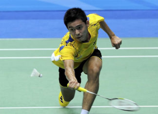 Cheam June Wei shines at Malaysian International Series. (photo: AP)