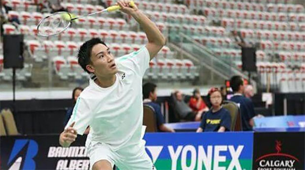 Kento Momota falls short at 2017 Canada Open final.
