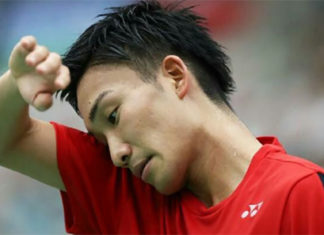 Kento Momota falls short at 2017 Canada Open final.