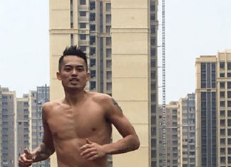 Lin Dan undergoes endurance exercise as part of his training for the 2017 World Championships.