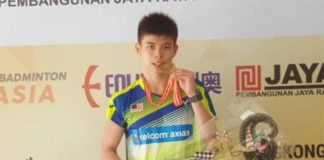 Congratulations to Leong Jun Hao for winning the 2017 Asian Junior Title. (Bernama)