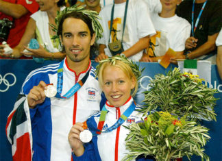 England should provide training programs to prepare their athletes such as Nathan Robertson (left) and Gail Emms for success after sports. (photo: AP)