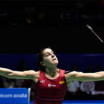 Carolina Marin looking to win her third World Championships title in Glasgow. (photo: AP)