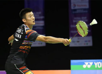 Chen Long stays steady at the 2017 World Championships. (photo: AP)