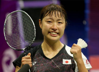 Nozomi Okuhara wins the 2017 World Championships. (photo: AP)