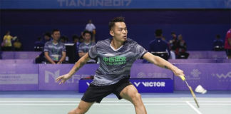 Lin Dan and Chen Long set up final clash at China National Games men's team event.