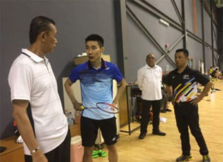 The strong player-coach relationship between Lee Chong Wei and Misbun Sidek is fundamental for ultimate success on the badminton court. (photo: Bernama)