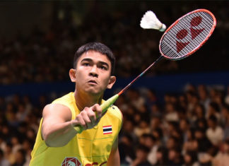 Khosit Phetpradab wins the 2017 Vietnam Open men's singles title. (photo: Getty)