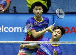 Ong Yew Sin/Teo Ee Yi stun Marcus Ellis/Chris Langridge to get into Korea Open 2nd round. (photo: Bernama)