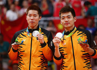 Goh V Shem/Tan Wee Kiong end doubles partnership. (photo: AP)