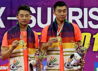 Thanks to Hong Wei (right), Bao Yixin, Luo Ying and Luo Yu for their exciting performances on the badminton court.