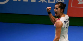 Carolina Marin to play Nozomi Okuhara in Japan Open semis. (photo: AP)