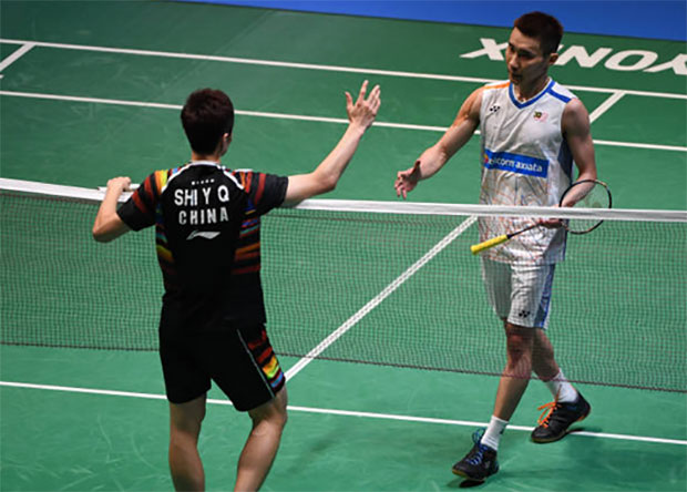 Lee Chong Wei's rediscovered form will be put to the test when he takes on Viktor Axelsen in Japan Open final. (photo: AP)