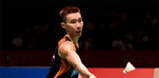 Lee Chong Wei stays positive despite Japan Open loss to Viktor Axelsen. (photo: AP)