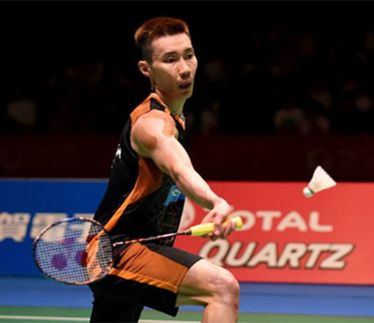 Lee Chong Wei stays positive despite Japan Open loss to Viktor Axelsen. (photo: AP)
