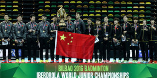 China wins 5 golds at the 2016 World Junior champions, with the exception of girls' doubles. (photo: BWF)