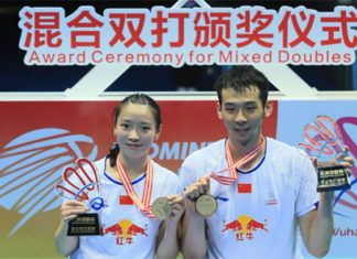 Good luck to Lu Kai/Huang Yaqiong (left) on their new partnerships with other players. (photo: AP)