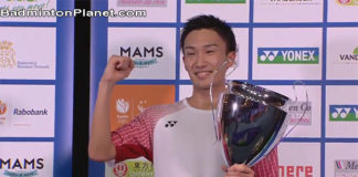 Kento Momota will be able to break into men's top 100 in the BWF world rankings next week.
