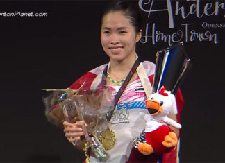 Congratulations to Ratchanok Intanon for winning the 2017 Denmark Open. (photo: AP)