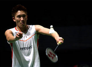 Kento Momota is slowly climbing the BWF rankings. (photo: AP)
