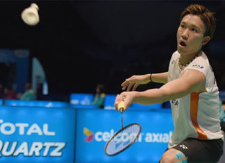 Kento Momota shows he's in strong form ahead of Macau Open final. (photo: AP)