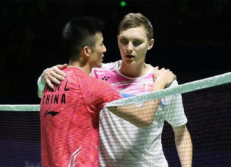 Chen Long could meet Viktor Axelsen again in the semi-finals of next week's Hong Kong Open. (photo: AP)