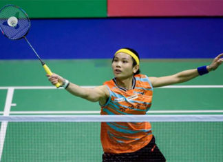Tai Tzu Ying takes on P.V Sindhu in the 2017 Hong Kong final. (photo: AP)