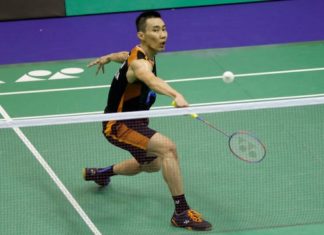 As usual, Lee Chong Wei is the most reliable player to win a point for Malaysia in the 2018 Thomas Cup. (photo: AP)