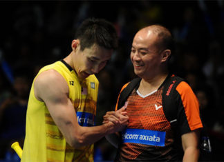 Lee Chong Wei and Hendrawan (right) have a good coach-player relationship. (photo: AP)