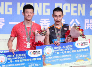 Lee Chong Wei and Chen Long to set up a mouth-watering rematch of their recent Hong Kong Open final on Thursday. (photo: AP)