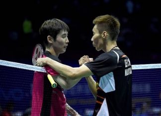 Lee Chong Wei (right) to face Son Wan-Ho (left) on Saturday at BWF Super Series Finals with chance for revenge. (photo: AP)