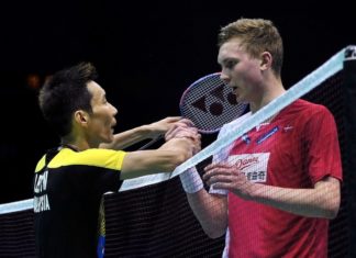 Lee Chong Wei needs to cross the ultimate hurdle - Viktor Axelsen on Sunday in order to win his fifth World Superseries Finals crown. (photo: AP)