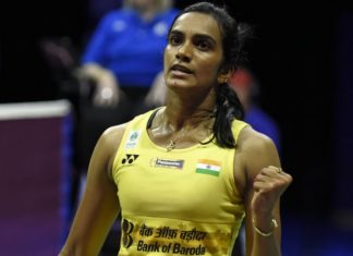 PV Sindhu is one match away from winning her maiden title at the BWF Super Series Finals. (photo: AP)