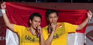 Mohammad Ahsan/Hendra Setiawan will be the top men's doubles pair to watch out for in 2018. (photo: AP)