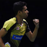 Iskandar Zulkarnain shows strong play at the India Open quarter-finals. (photo:AP)