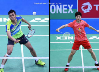 Iskandar Zulkarnain and Shi Yuqi put on a good show in the 2018 India Open semi-finals.