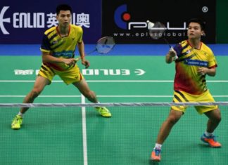 Ong Yew Sin/Teo Ee Yi are going to face tough challenge against men's pair from Taiwan on Thursday. (photo: AP)