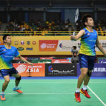 Goh V Shem/Tan Wee Kiong win the only point for the Malaysian team against China in the 2018 BATC Men's team Semi-final tie. (photo: AP)