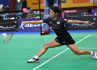 Japan's Nozomi Okuhara to play He Bingjiao of China in the BATC women's team final. (photo: AP)