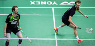 Mathias Boe and Carsten Mogensen are eyeing for their first Swiss Open title on Sunday. (photo: AP)