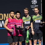 Mathias Boe/Carsten Mogensen pocket $11,850 as the men’s doubles champions of the Swiss Open Super 300 tournament. (photo: SwissOpen)