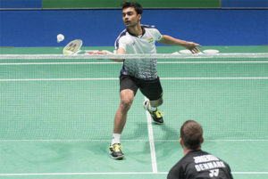 Sameer Verma beats Jan Jorgensen to win the 2018 Swiss Open. (photo: SwissOpen)
