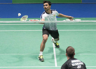 Sameer Verma beats Jan Jorgensen to win the 2018 Swiss Open. (photo: SwissOpen)