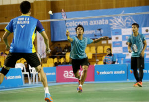 Mohamad Arif Abdul Latif/Nur Mohd Azriyn Ayub are showing a lot of potentials in men's doubles. (photo: AP)