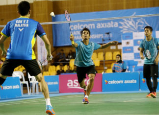 Mohamad Arif Abdul Latif/Nur Mohd Azriyn Ayub are showing a lot of potentials in men's doubles. (photo: AP)