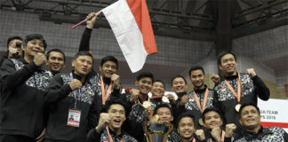 The Indonesia Thomas Cup team sure has the strongest men's doubles pairs among the participating countries. (photo:AP)