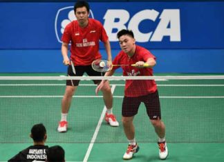 Tan Boon Heong and Hendra Setiawan were ranked World No. 20 at the end of 2017. (photo: AP)